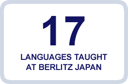 16 LANGUAGES TAUGHT AT BERLITZ JAPAN