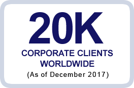 20K CORPORATE CLIENTS WORLDWIDE